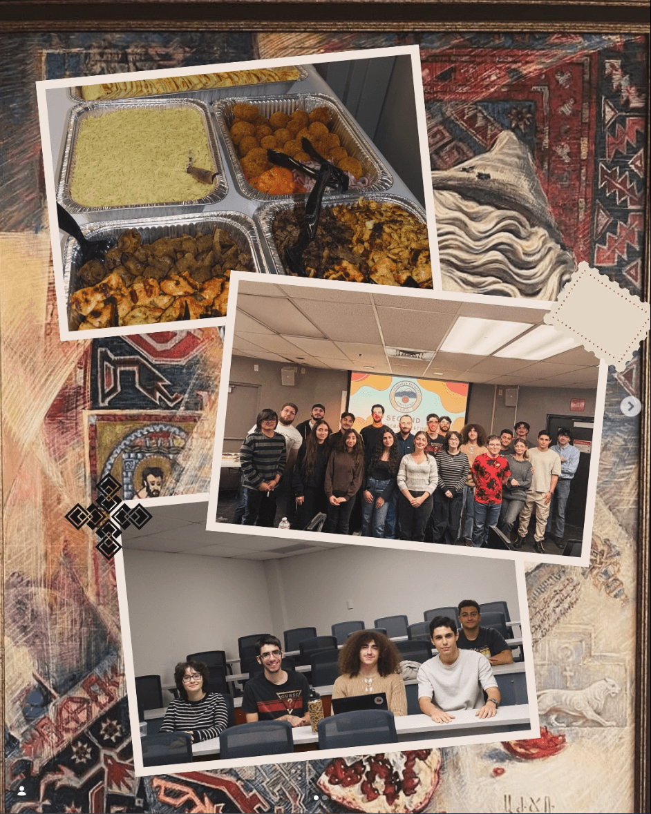Armenian Student Association at UNLV members